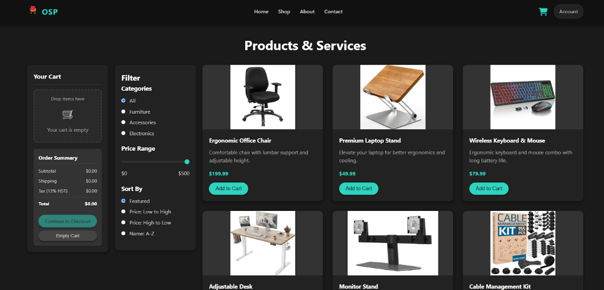 SwiftServe screenshot 1